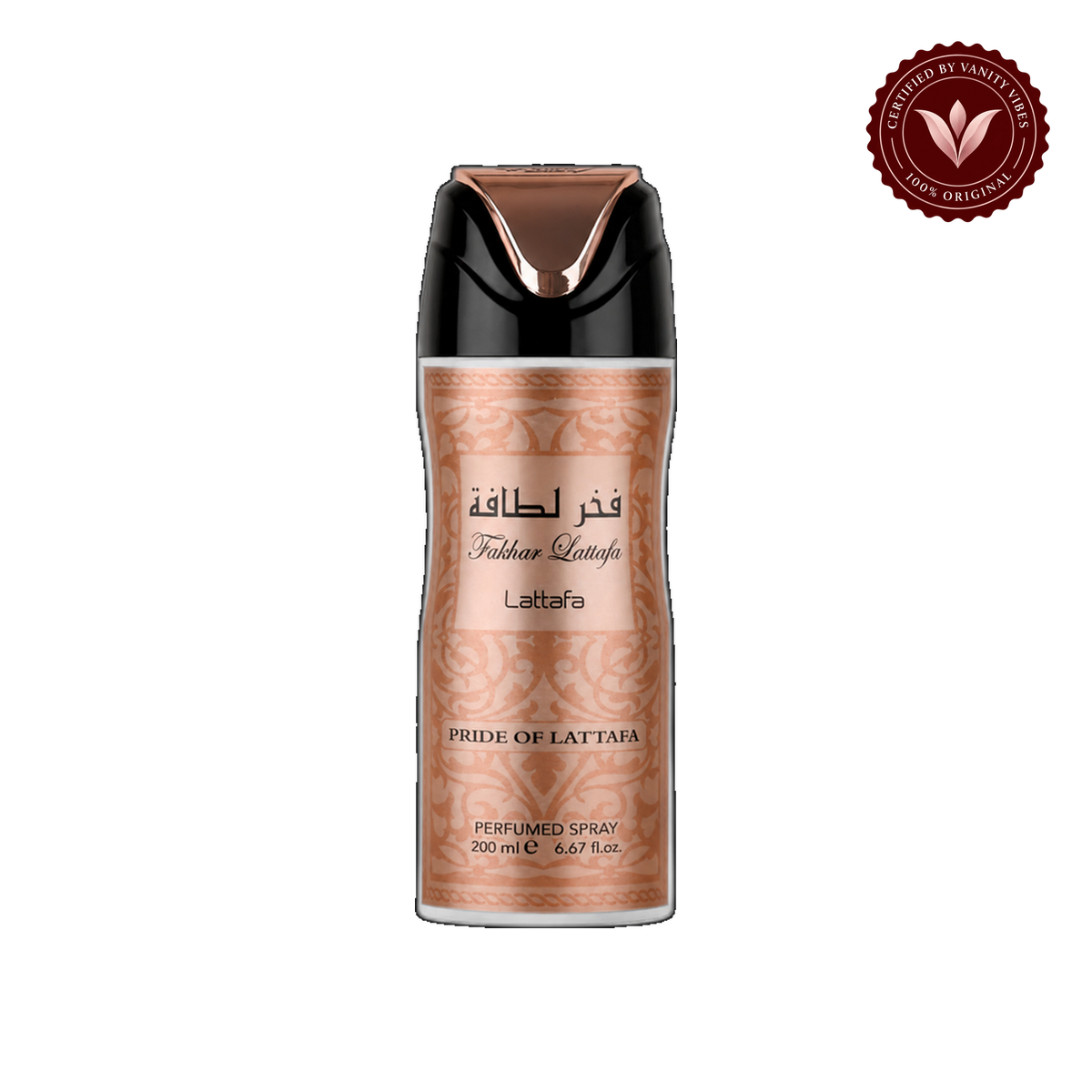Fakhar Lattafa Women Rose Lattafa Deodorant Body Spray 200ml — alternate product view — Vanity Vibes