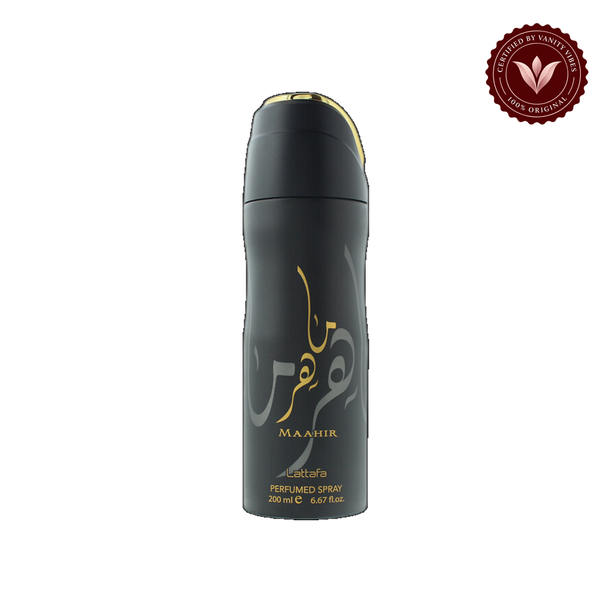 Lattafa Maahir Deodorant Spray Unisex-200ml — front product — Vanity Vibes