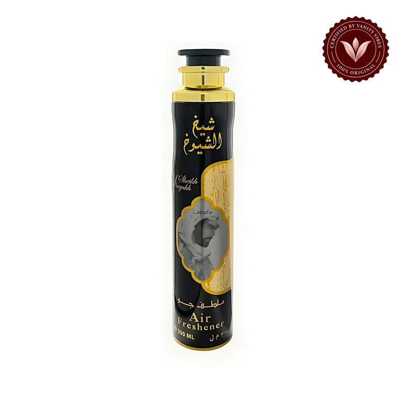 Lattafa Sheikh Shuyukh Air Freshener-300ml — secondary product image on white background with Vanity Vibes badge