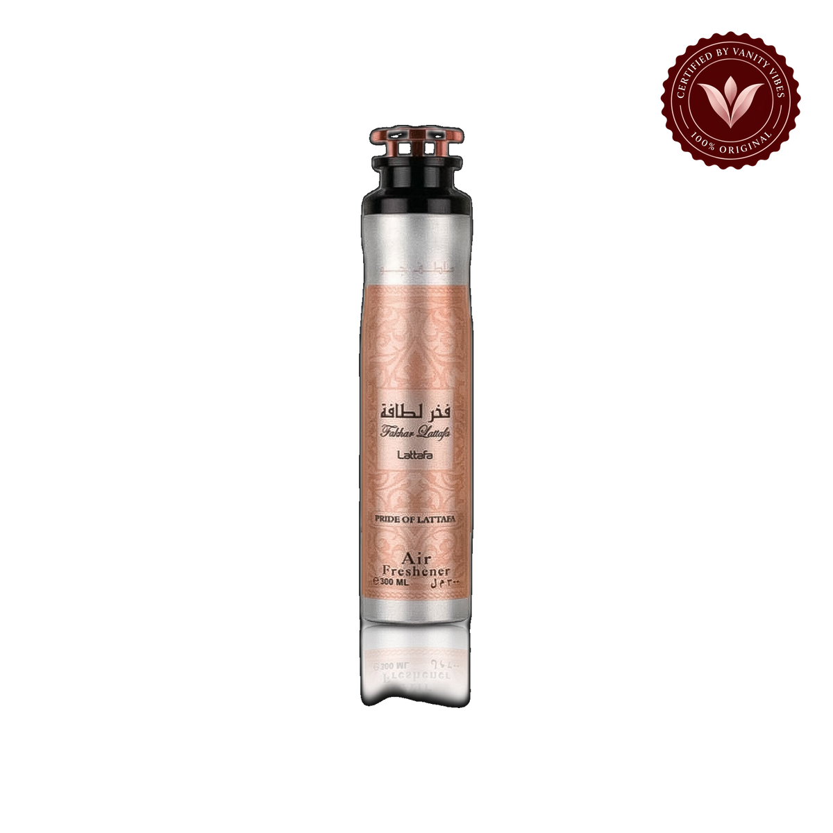 Fakhar Lattafa Women Rose Air Freshner 300ml — front product — Vanity Vibes