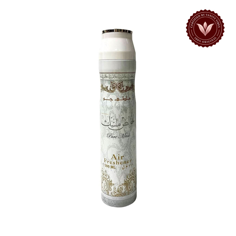 LATTAFA PURE MUSK Air Freshener-300ml — secondary product image on white background with Vanity Vibes badge