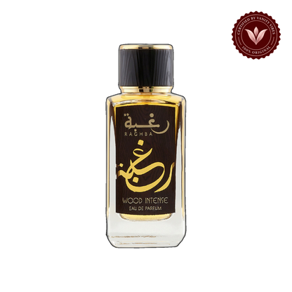 Lattafa Raghba Wood Intense for Men EDP 100ml — front product — Vanity Vibes