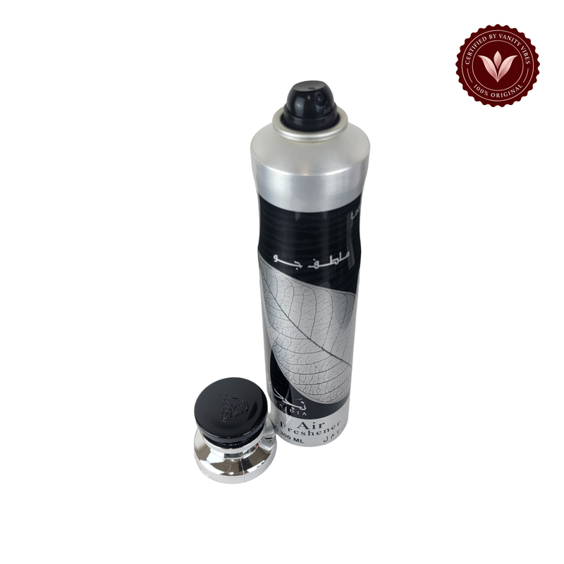 Lattafa Najdia Air Freshener 300ml — alternate product view on white background with Vanity Vibes badge