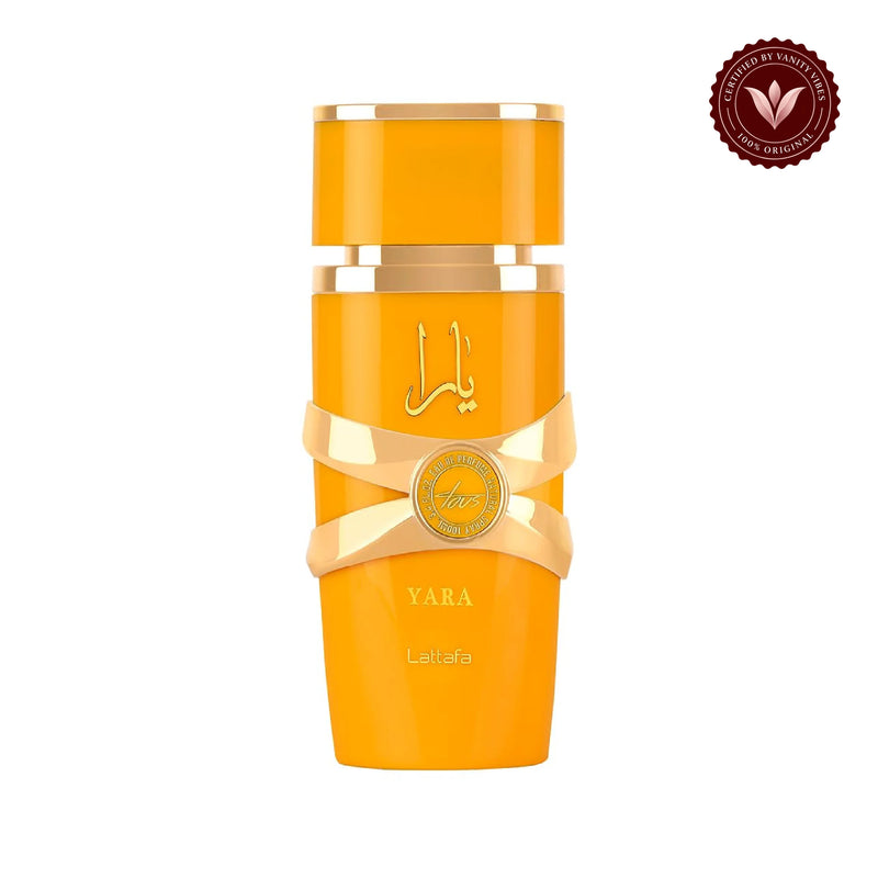 Lattafa Yara Tous Eau de Parfum 100ml - Original Long Lasting Perfume for Women — centered product on white background with Vanity Vibes badge