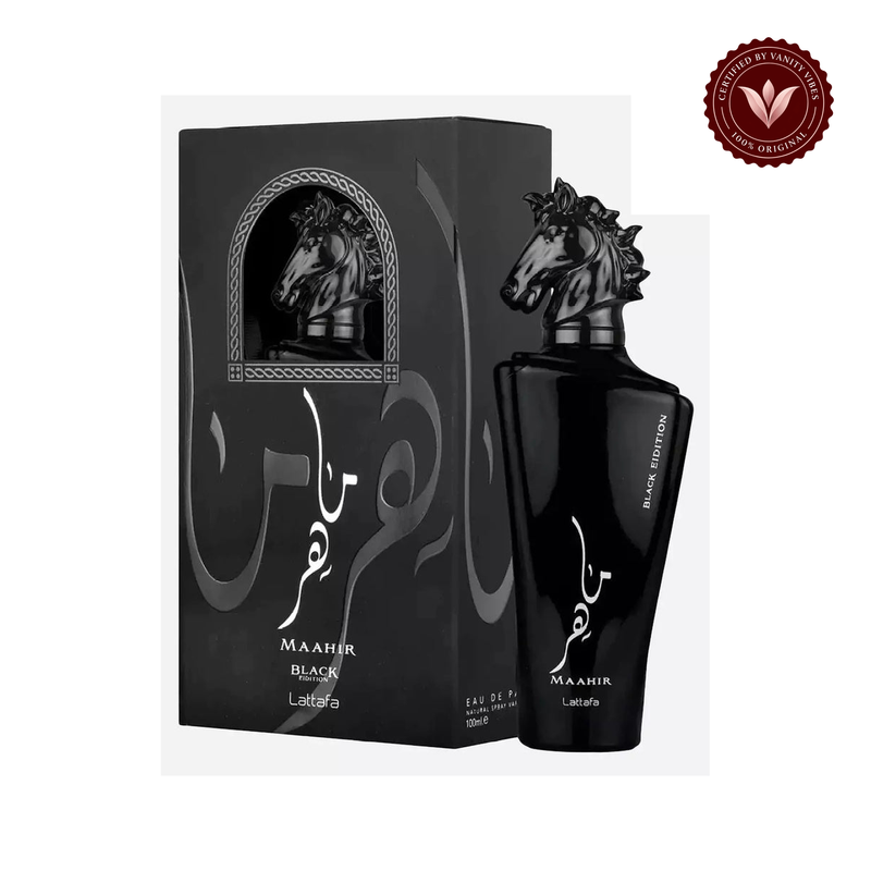 Lattafa Maahir Black Edition Perfume EDP 100ml Long Lasting Arabic Fragrance for Men — alternate product image