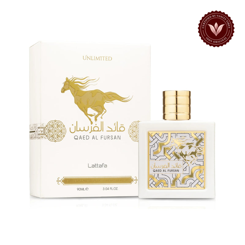 Lattafa Qaed Al Fursan Unlimited White 100ml Long Lasting Unisex Eau de Parfum — additional product image
