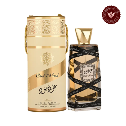 Lattafa Oud Mood Eau de Parfum 100ml — alternate product view on white