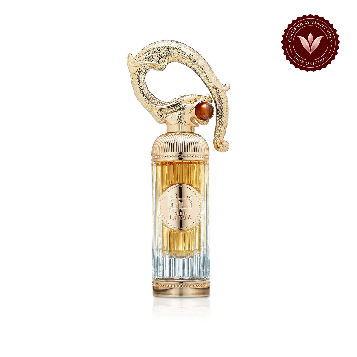 Lattafa Sehr Eau de Parfum 100ml - Long Lasting Original Elegant Unisex Fragrance for Men & Women — front single product on white with Vanity Vibes badge
