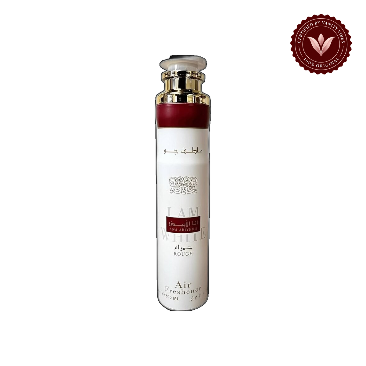 Lattafa Ana Abiyedh I Am White Rouge Air Freshener 300ml - Long Lasting Luxury Room Spray with Sweet Floral & Musky Fragrance — alternate product view — Vanity Vibes