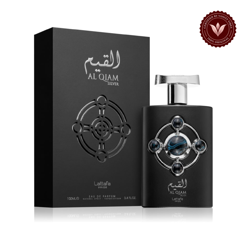 Lattafa Pride Al Qiam Silver Eau de Parfum 100ml — alternate product view on white