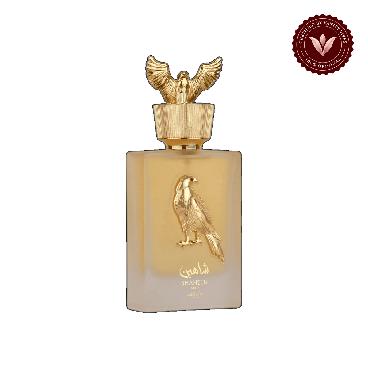 Lattafa Shaheen Gold Eau de Parfum 100ml - Original Long Lasting Unisex Perfume for Men & Women — front product — Vanity Vibes