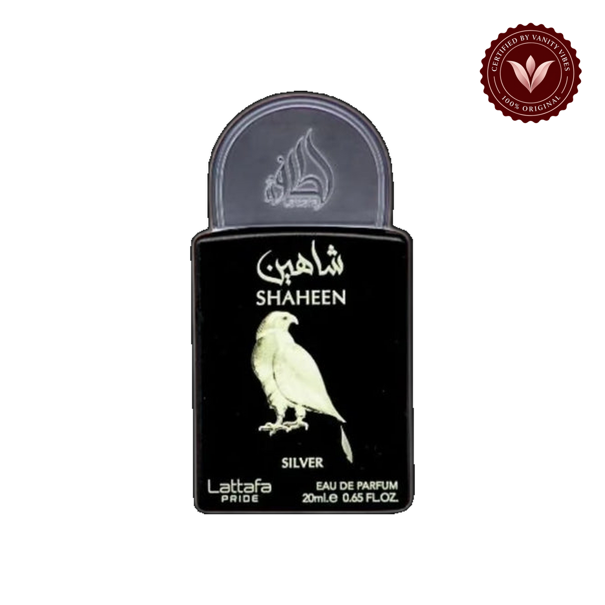 Lattafa Pride Shaheen Silver Eau de Parfum Travel Size Spray - 20ml (0.67 OZ), Unisex Fragrance for Men & Women — alternate product view — Vanity Vibes