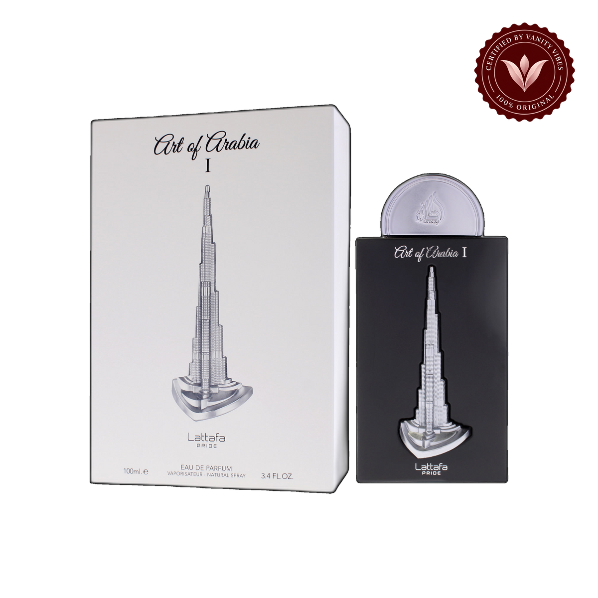 Lattafa Pride Art Of Arabia I Eau de Parfum 100ml - Long Lasting Original Elegant Unisex Fragrance for Men & Women — front product — Vanity Vibes
