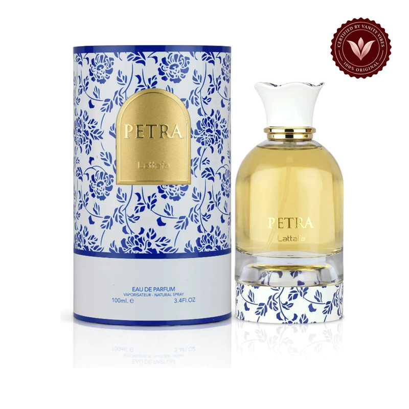 Lattafa Petra EDP 100ml — alternate product view on white