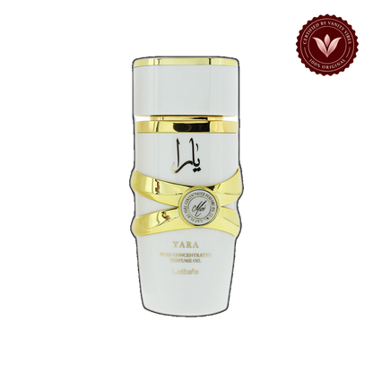 Lattafa Yara Moi Concentrated Perfume Oil 20ml - Long Lasting Original Creamy Sweet Fragrance for Women — front product — Vanity Vibes