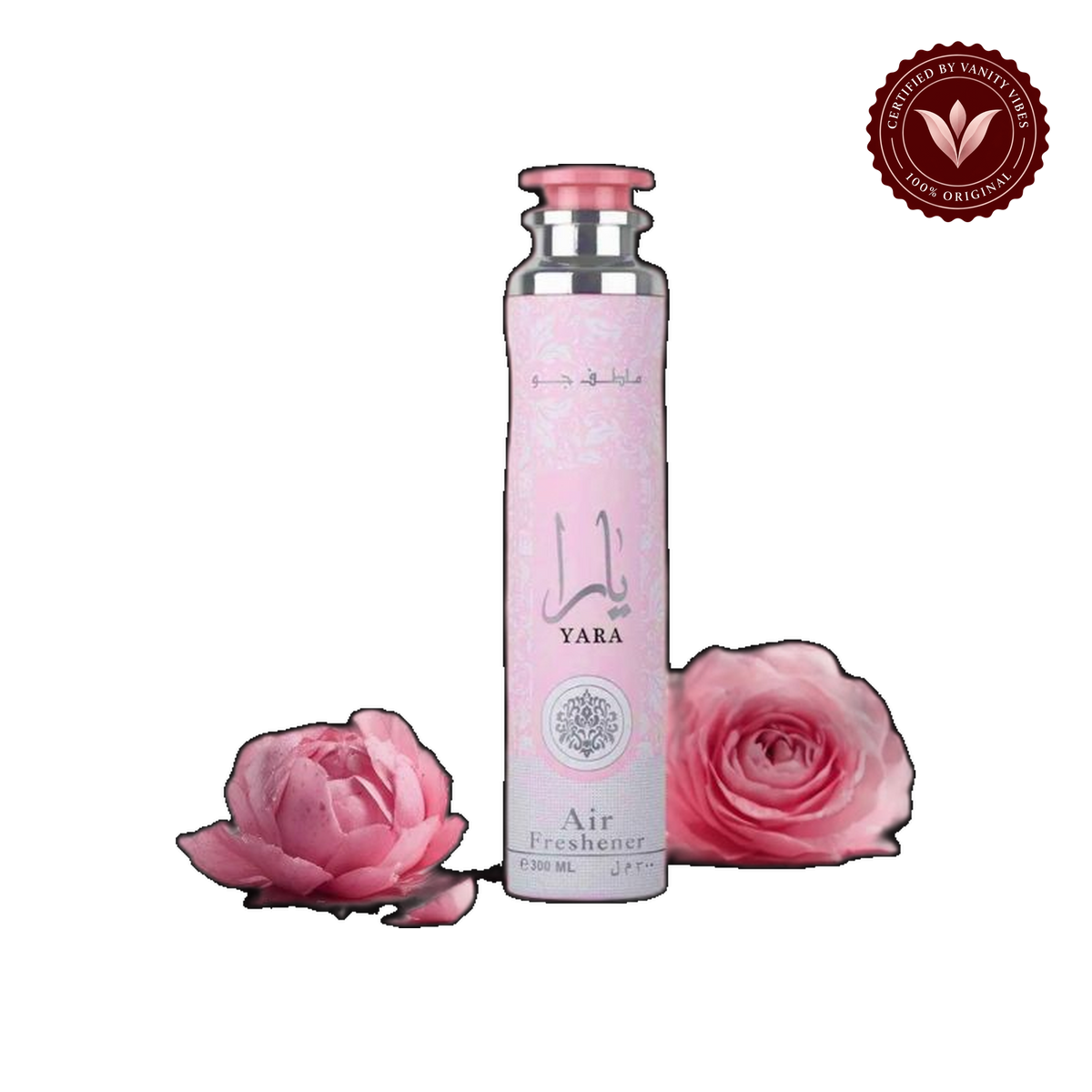 Lattafa Yara Air Freshener 300ml - Long Lasting Luxury Sweet Floral Fragrance Room Spray for Home & Office — alternate product view — Vanity Vibes