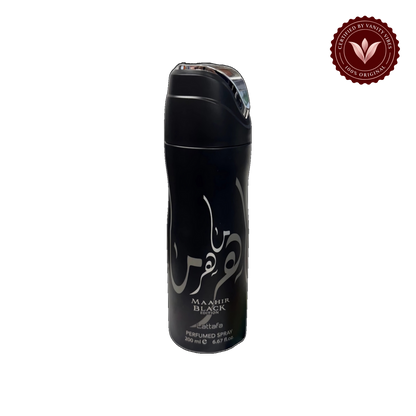 Lattafa Maahir Black Edition Body Spray for Men & Women 200ml — alternate product view — Vanity Vibes
