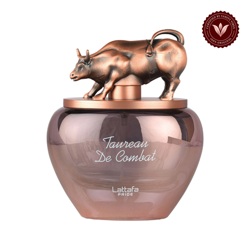 Lattafa Pride Taureau De Combat Eau de Parfum 100ml - Long Lasting Bold Unisex Fragrance for Men & Women — front product image