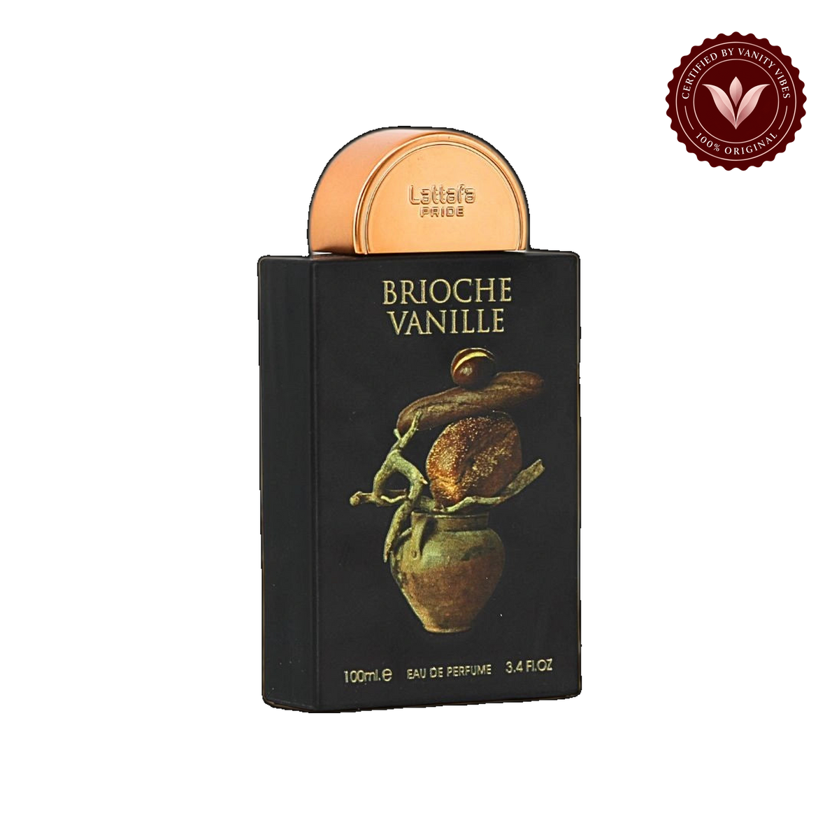 Lattafa Pride Brioche Vanille Eau de Parfum 100ml - Long Lasting Original Sweet Gourmand Unisex Fragrance for Men & Women — front product — Vanity Vibes