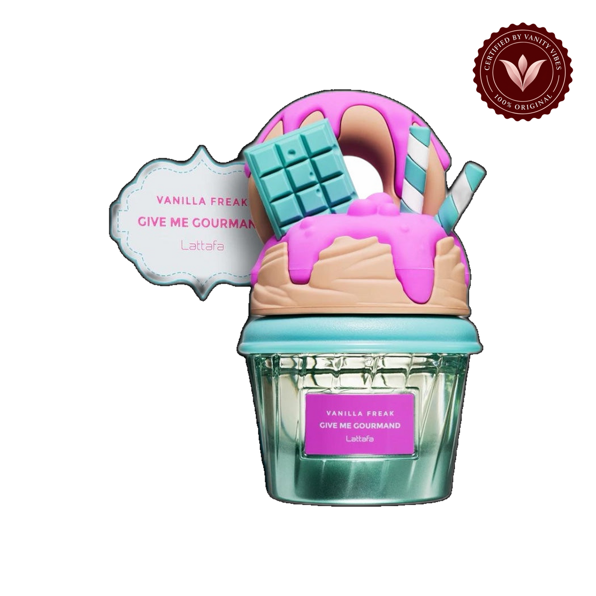 Vanilla Freak Give Me Gourmand by Lattafa Eau de Parfum 75ml for Men & Women — alternate product view — Vanity Vibes