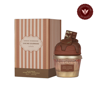Choco Overdose Give Me Gourmand by Lattafa Eau de Parfum 75ml for Men & Women — alternate product view — Vanity Vibes