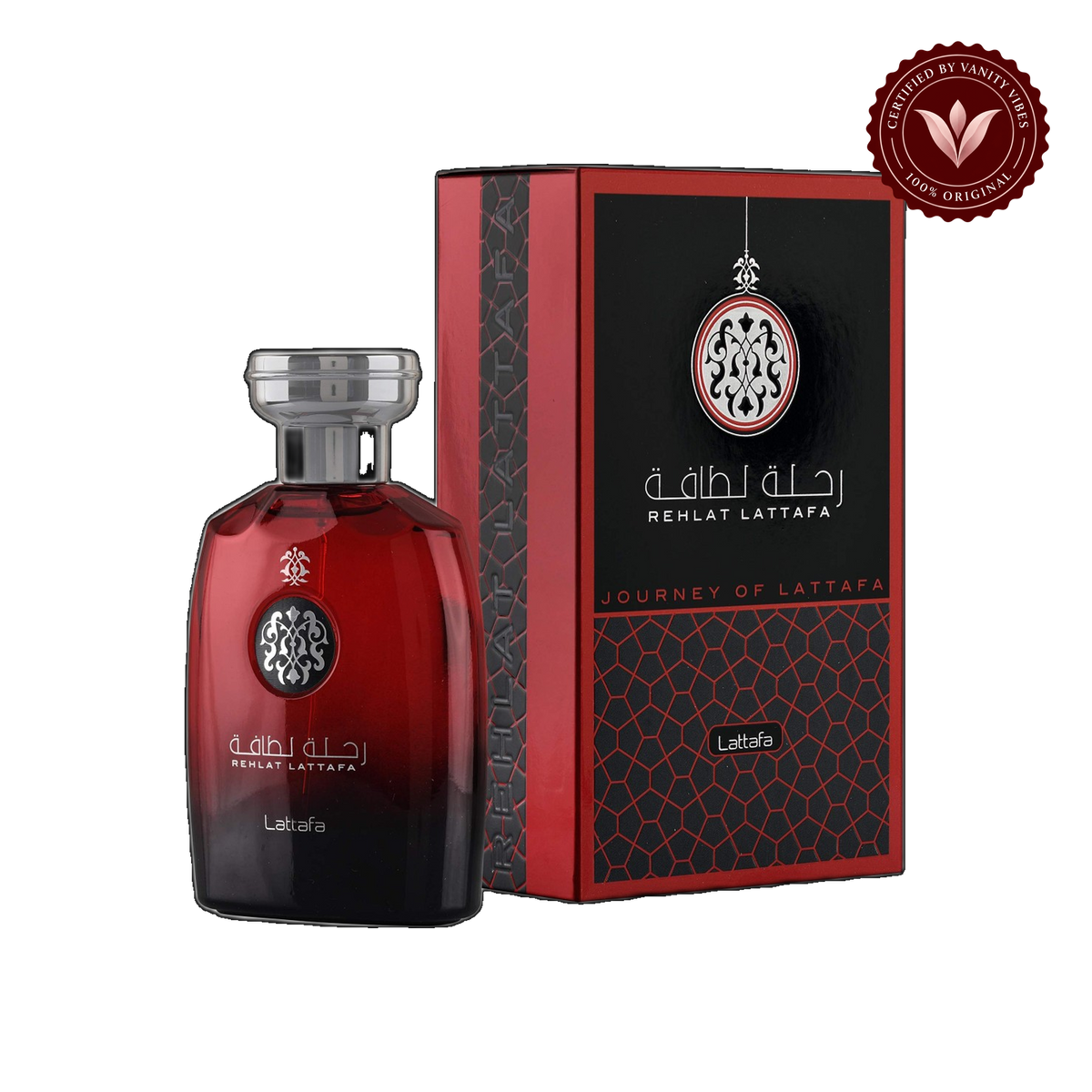 Lattafa Rehlat (Journey Of Lattafa) Eau de Parfum 100ml - Long Lasting Original Luxury Unisex Fragrance for Men & Women — alternate product view — Vanity Vibes