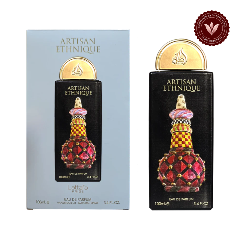 Lattafa Pride Artisan Ethnique Eau de Parfum 100ml — alternate product view on white