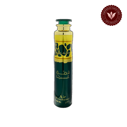 Lattafa Qimmah Air Freshener 300 ml Premium Home Fragrance & Long-Lasting Freshness — front product — Vanity Vibes