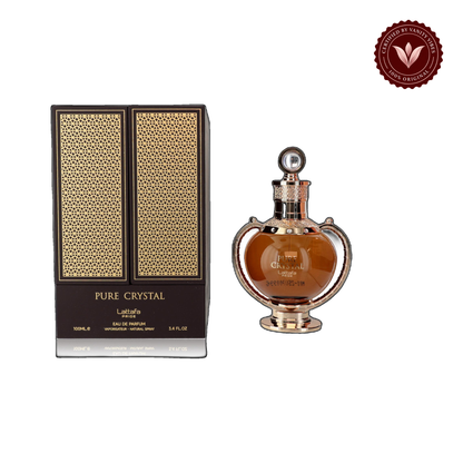 Lattafa Pride Pure Crystal Eau de Parfum 100ml - Long Lasting Fresh Elegant Unisex Fragrance for Men & Women — alternate product image