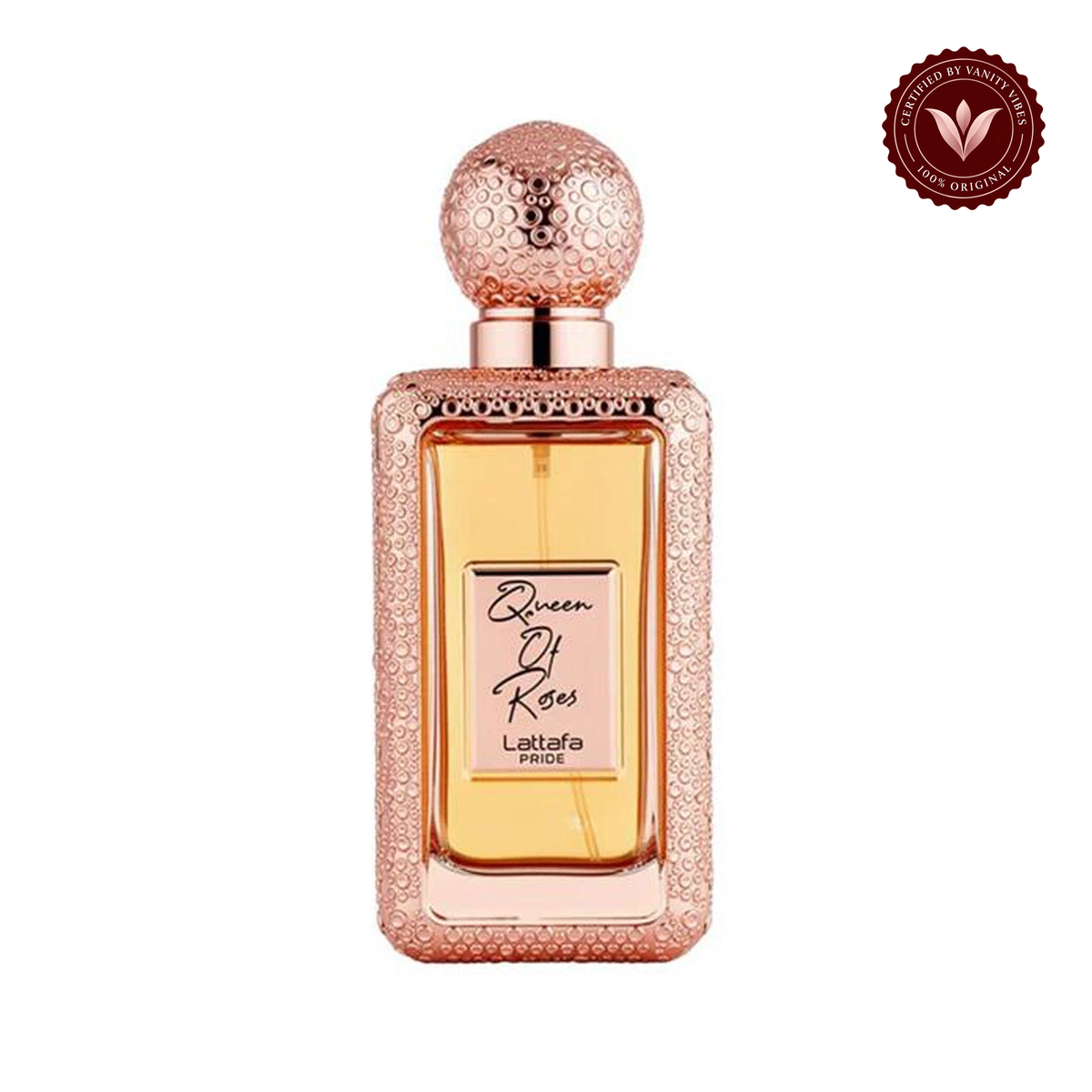 Lattafa Pride Queen of Roses Eau de Parfum 100ml for Women - Long Lasting Floral Fruity Perfume, Luxury Fragrance Spray, Feminine Romantic Scent for Daily Wear & Special Occasions — front product image