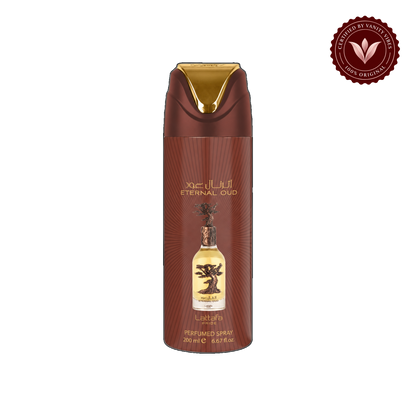 Eternal Oud Lattafa Pride Perfumed Spray 200ml - Long Lasting Rich Exotic Fragrance for Men & Women — front product — Vanity Vibes