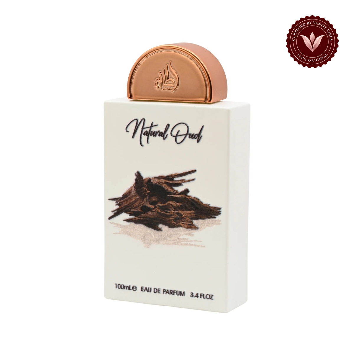 Lattafa Natural Oud Eau de Parfum 100ml - Long Lasting Rich Oud Unisex Fragrance for Men & Women