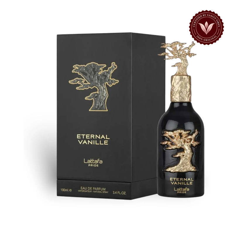 Lattafa Pride Eternal Vanille Eau de Parfum 100ml - Long Lasting Original Sweet Gourmand Unisex Fragrance for Men & Women