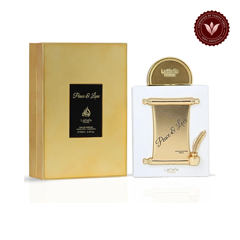 Lattafa Pride Peace & Love Eau de Parfum 100ml - Long Lasting Original Elegant Unisex Fragrance for Men & Women