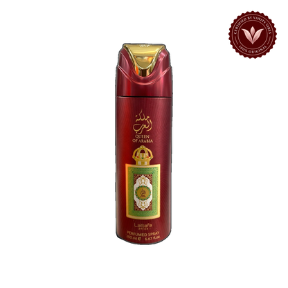Lattafa Pride Queen Of Arabia Perfumed Spray 200ml - Long Lasting Luxury Floral Oriental Fragrance Body Spray for Women — alternate product view — Vanity Vibes