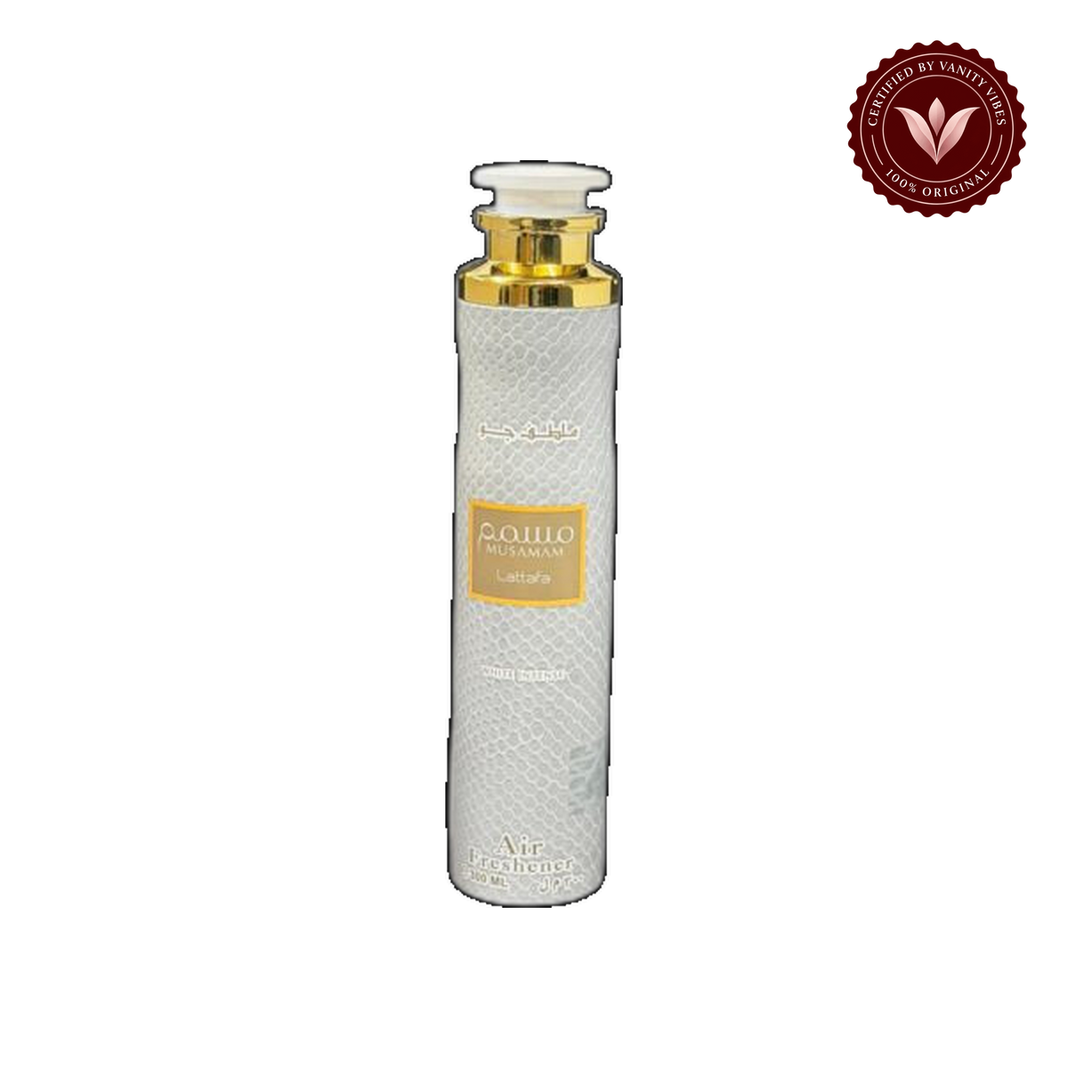 Lattafa Musamam Air Freshener 300ml - Long Lasting Luxury Oriental Woody Fragrance Room Spray for Home & Office — front product — Vanity Vibes