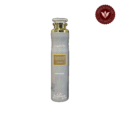 Lattafa Musamam Air Freshener 300ml - Long Lasting Luxury Oriental Woody Fragrance Room Spray for Home & Office — alternate product view — Vanity Vibes