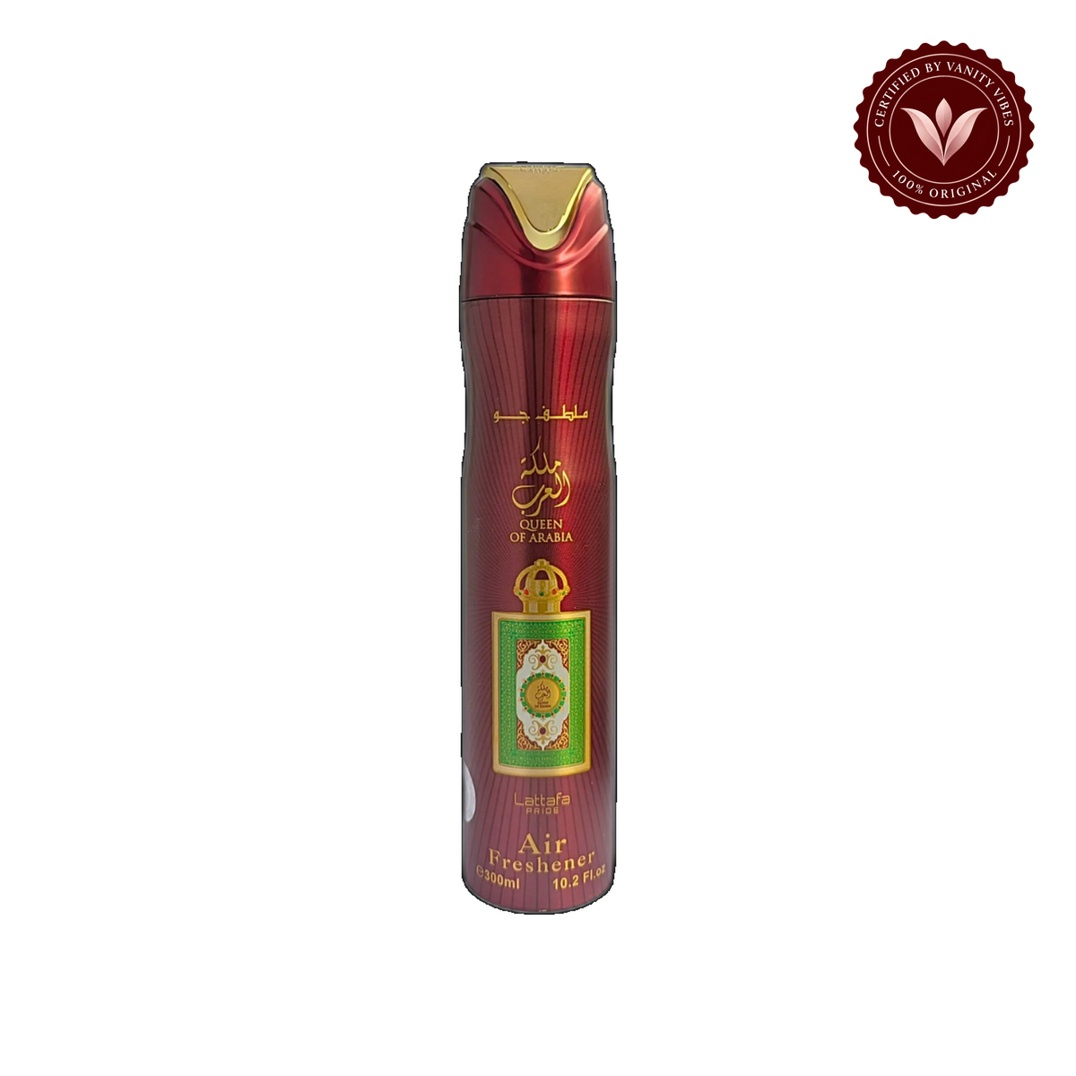 Lattafa Queen Of Arabia Air Freshener 300ml - Long Lasting Luxury Floral Oriental Room Spray for Home & Office — alternate product view — Vanity Vibes