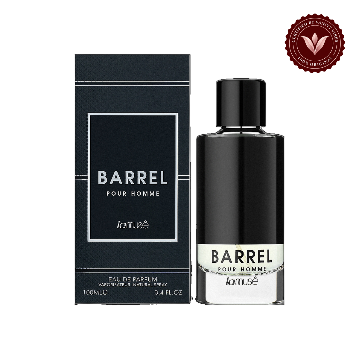 LATTAFA PERFUMES Barrel Men by Lamuse 100ml — alternate product view — Vanity Vibes