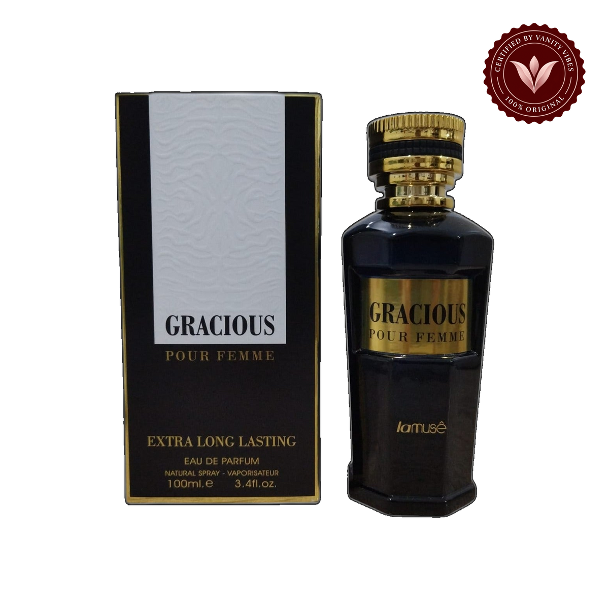 Lattafa Lamuse Gracious Eau de Parfum, 100 ml — alternate product view — Vanity Vibes