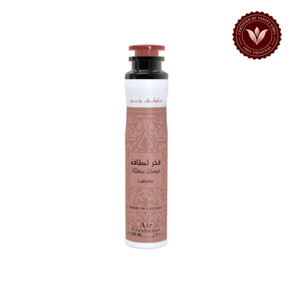 Fakhar Lattafa Women Rose Air Freshener 300 ml Floral Home Fragrance & Long‑Lasting Freshness — alternate product view — Vanity Vibes
