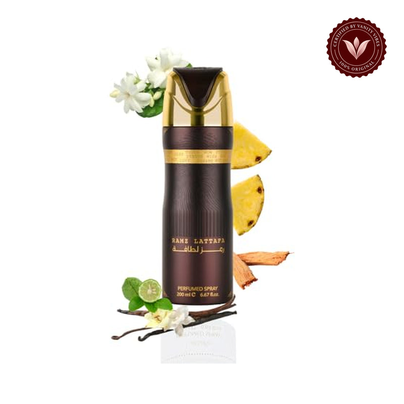 Lattafa Ramz Gold 200ml Body Spray - Unisex Long Lasting Fragrance & Fresh Scent — additional product image