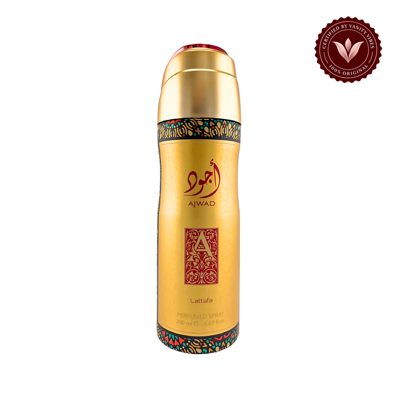 Ajwad perfume deodorant 200ml front product photo with white background