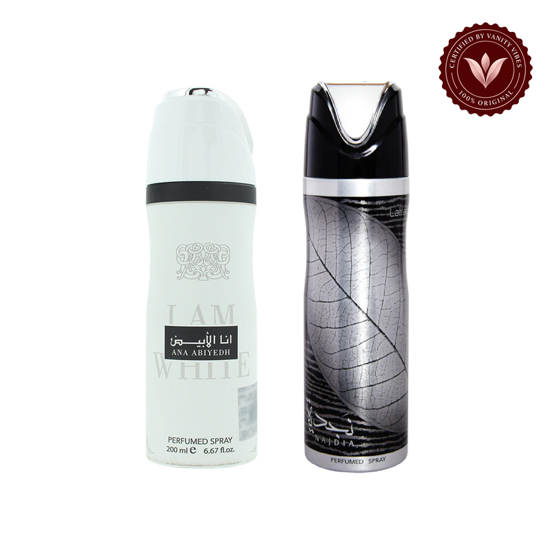 Lattafa Ana Abiyedh and Najdia spray set — alternate view