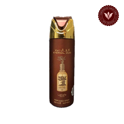 Lattafa Eternal Oud Lattafa Pride Perfumed Spray 200ml — Front product photo with Vanity Vibes badge
