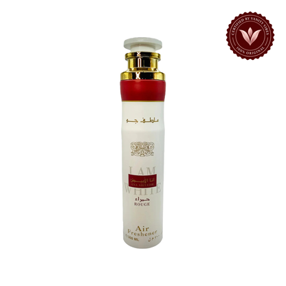 Lattafa Ana Abiyedh I Am White Rouge Air Freshener 300ml - Long Lasting Luxury Room Spray with Sweet Floral & Musky Fragrance