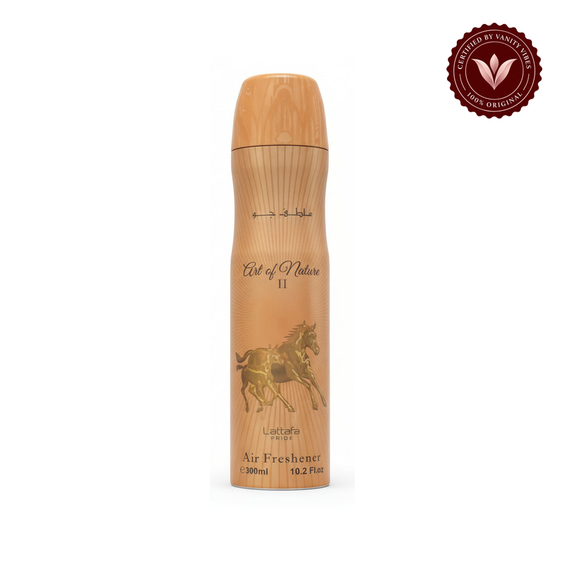 Lattafa Art Of Nature II Air Freshener 300ml - Long Lasting Luxury Fresh Floral Woody Room Spray for Home & Office — centered hero image