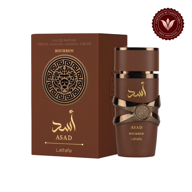 Lattafa Asad Bourbon Eau de Parfum 100ml for Unisex | Original Long Lasting Perfume — alternate product view