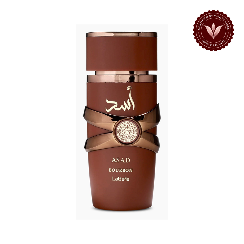 Lattafa Asad Bourbon Eau de Parfum 100ml for Unisex | Original Long Lasting Perfume — centered hero image