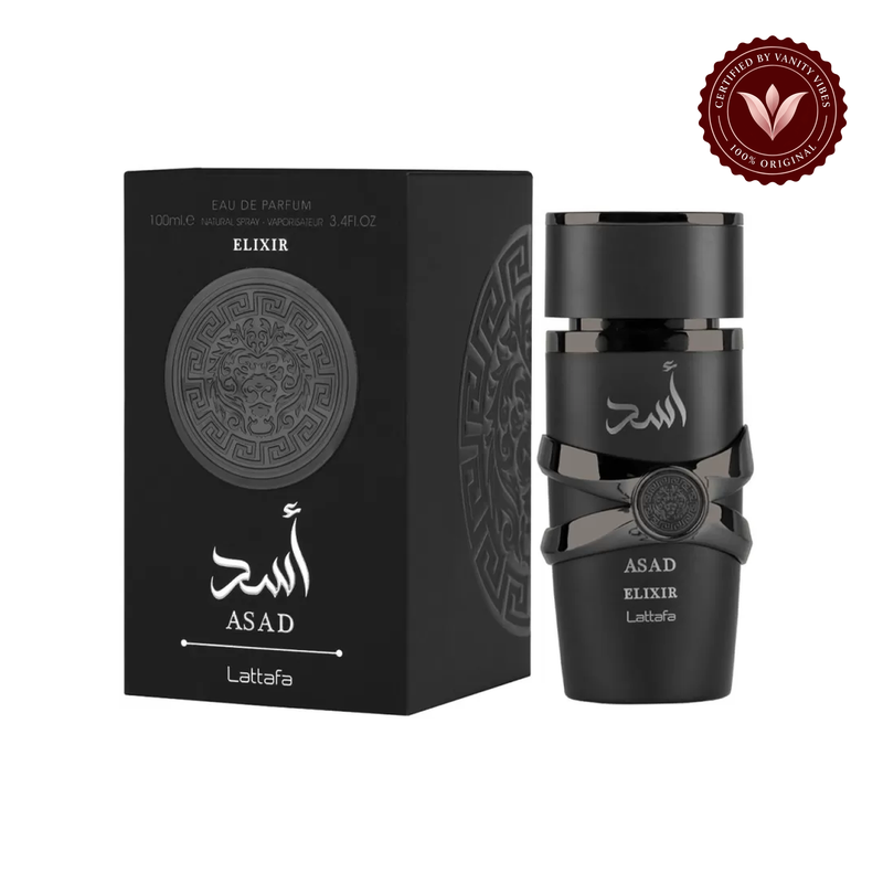 Lattafa Asad Elixir Eau de Parfum 100ml - Long Lasting Original Masculine Fragrance for Men — alternate product view